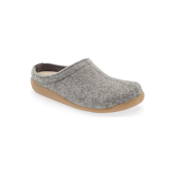 Sanita Shoes - 🆕 SANITA Lodge Wool Felt Slipper Shoe Gray Unisex EU 39 US 8